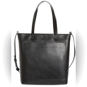 Madewell Zip top medium transport leather tote